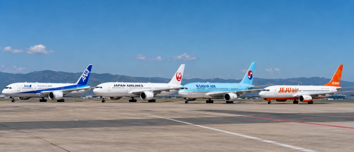 航空会社別 日本⇔韓国便の手荷物ルール